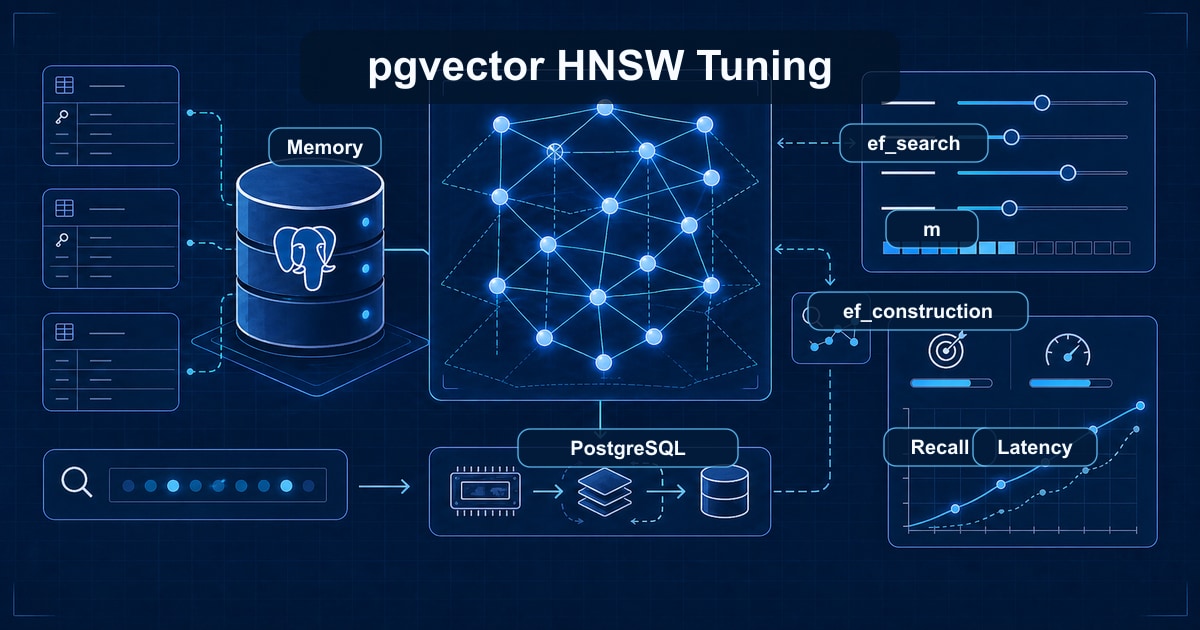 pgvector HNSW Tuning on Managed PostgreSQL