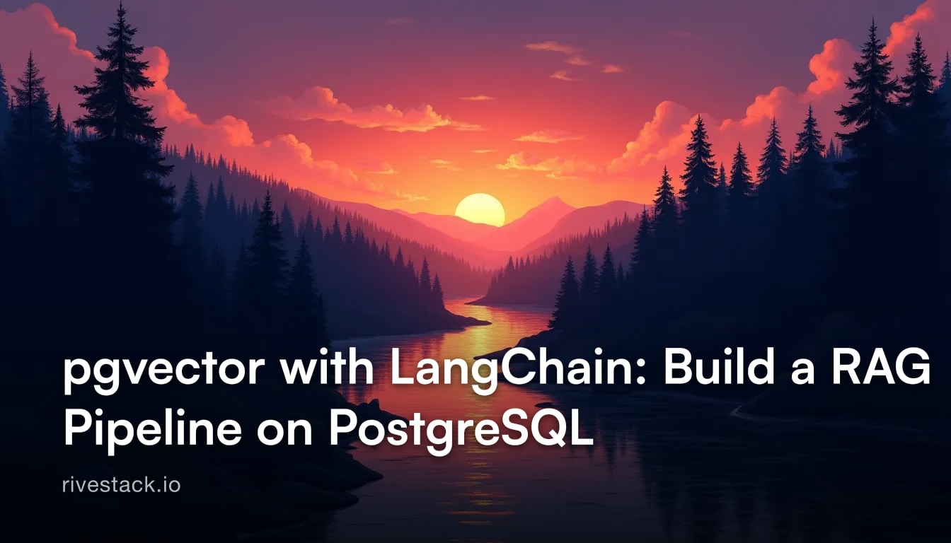 pgvector with LangChain: Build a RAG Pipeline on PostgreSQL