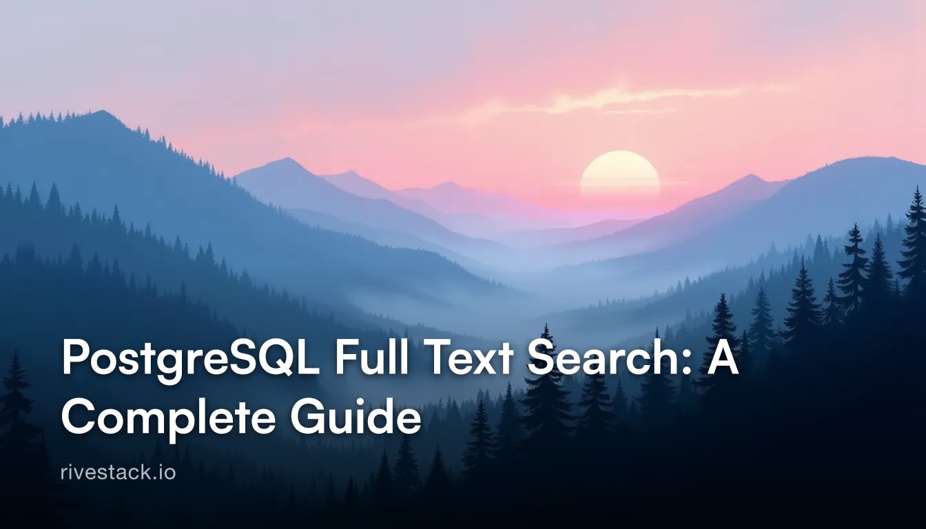PostgreSQL Full Text Search: A Complete Guide