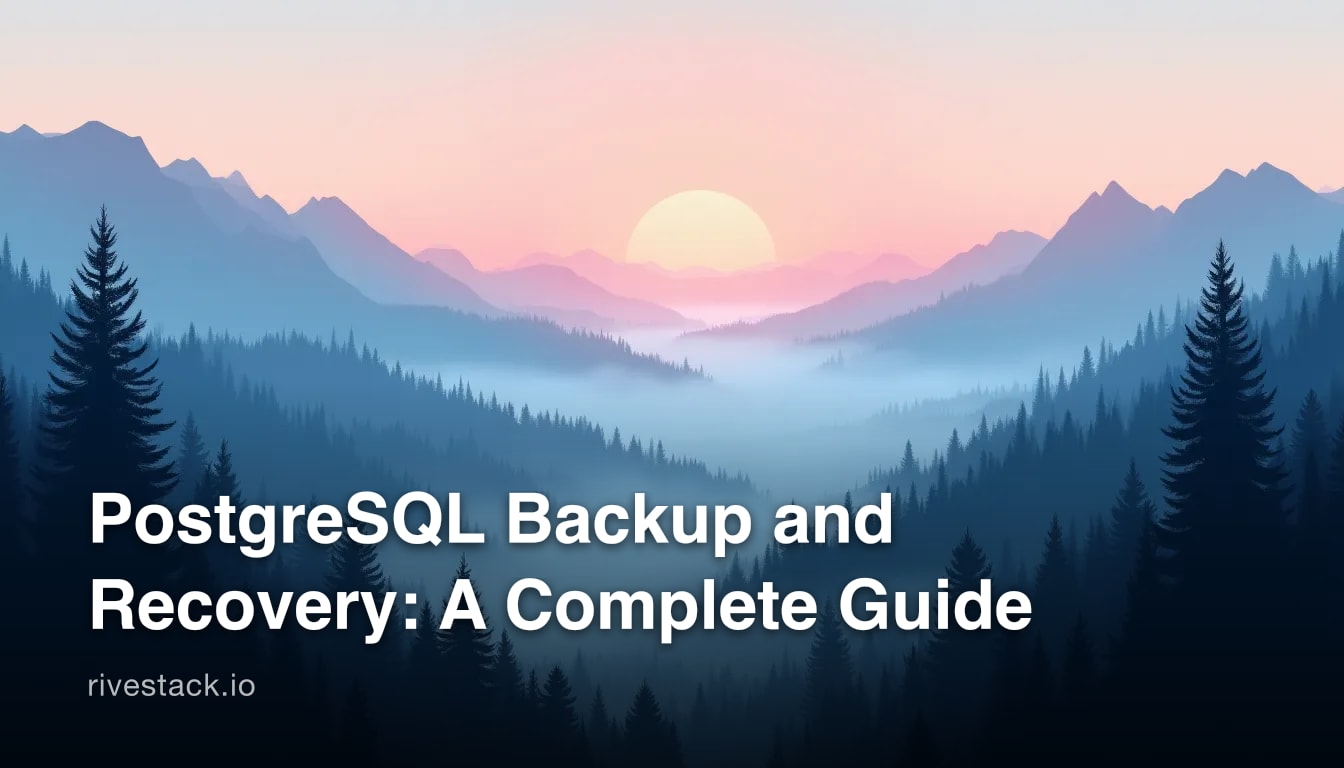 PostgreSQL Backup and Recovery: A Complete Guide