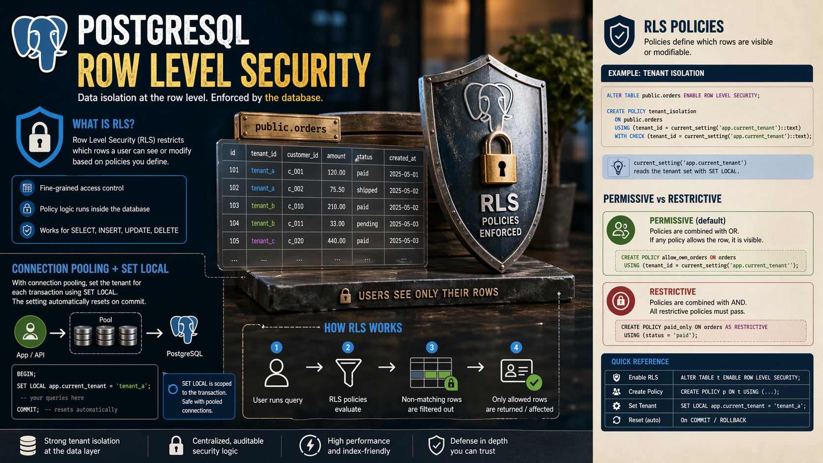 PostgreSQL Row Level Security: A Complete Guide